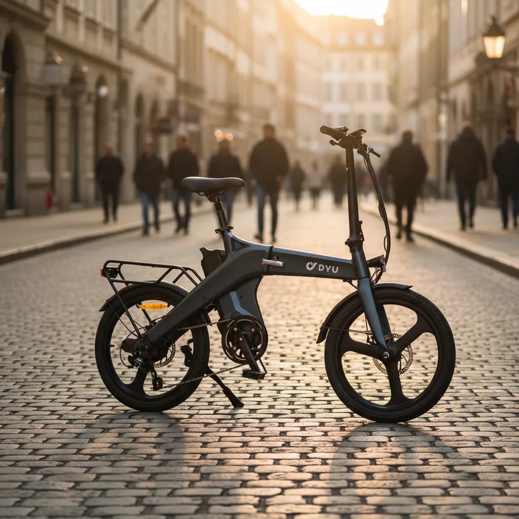 DYU T1 20 Inch Foldable Electric Bike, image 1 of 11