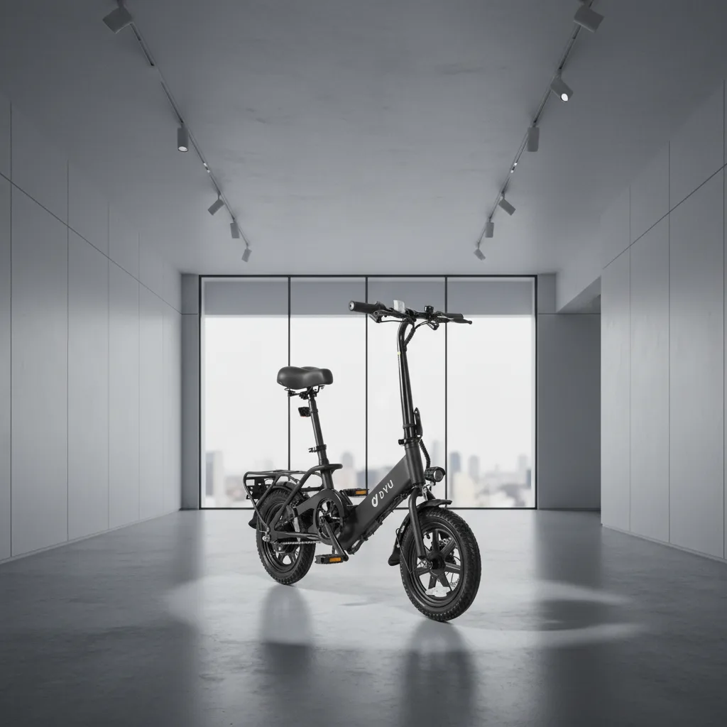 DYU C3 14 Inch Folding Ebike, image 1 of 9